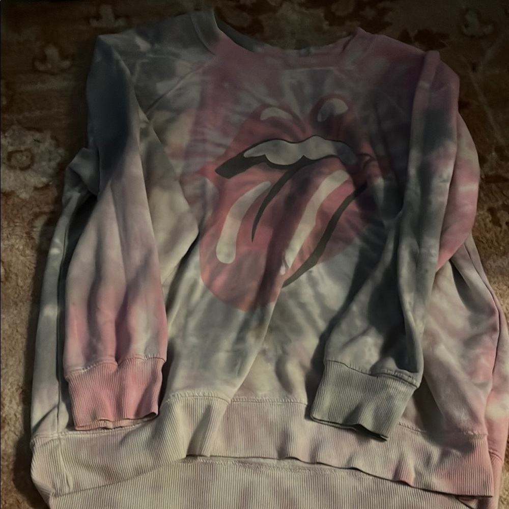 American Eagle Outfitters Tie-Dye Off-the-Shoulder Sweater